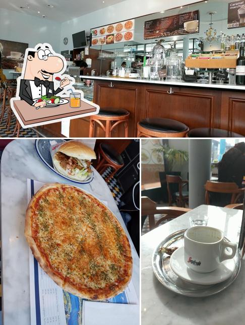 Guarda la immagine che raffigura la cibo e interni di Caffè Spettacolo