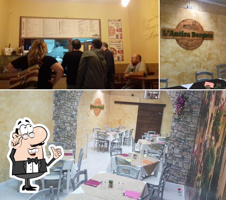 L'intérieur de Pizzeria e Rosticceria "L'Antica Borgata"