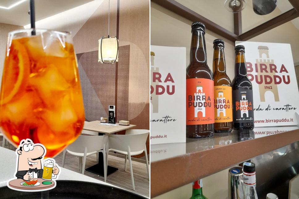 Puoi goderti un rinfrescante bicchiere di birra chiara o scura