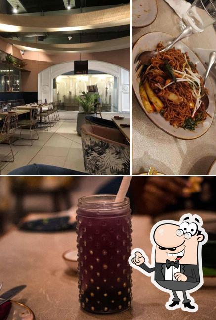 Take a seat at one of the tables at MISU, Trade Towers