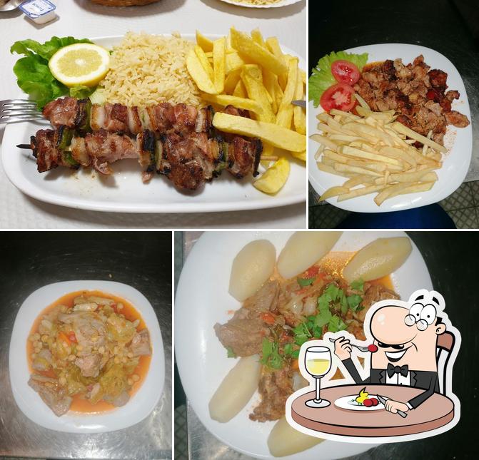 Food at Restaurante Os Gonçalves