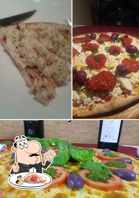 Escolha pizza no Vittorio Veneto Pizza Gourmet