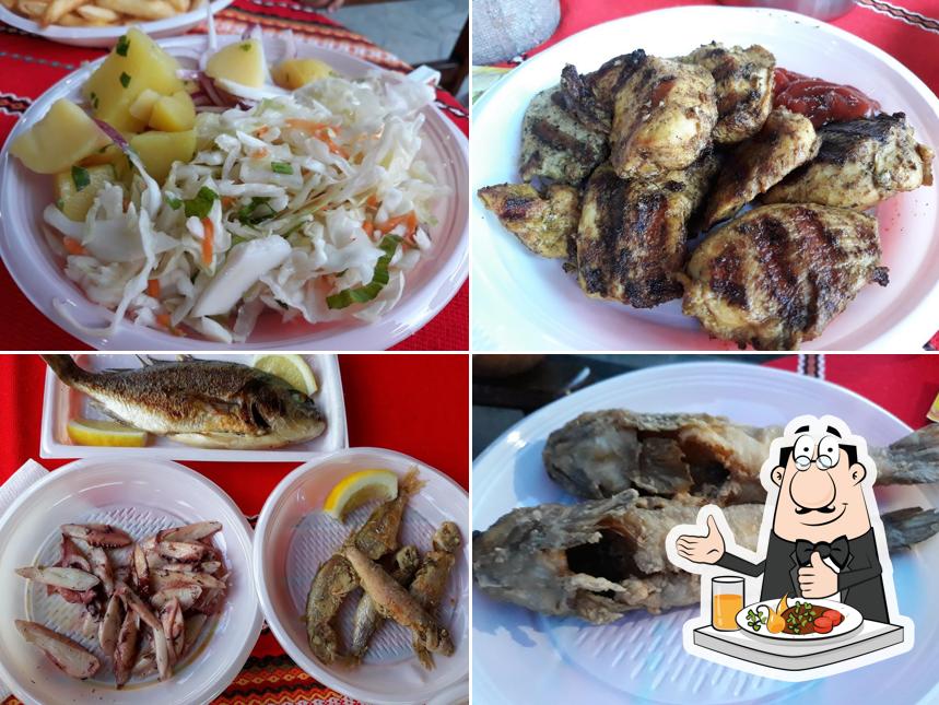 Nourriture à Барбекю и риба "БЪЧВАТА" BBQ & Fish “Buchvata”