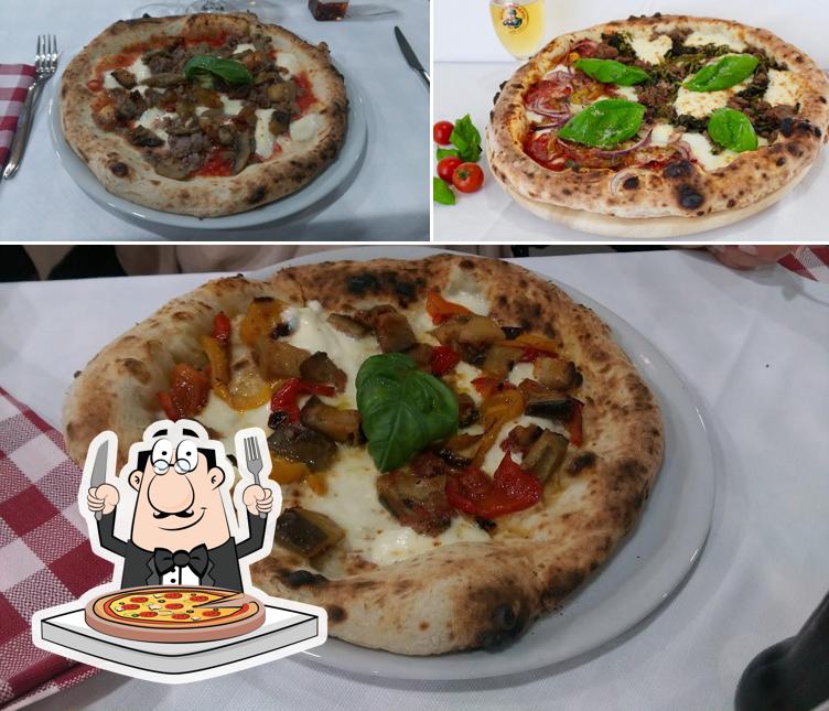 A Pizzeria Grano Saraceno, vous pouvez profiter des pizzas