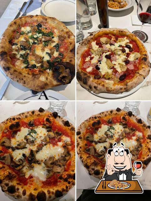 Choisissez des pizzas à Alessa Trattoria