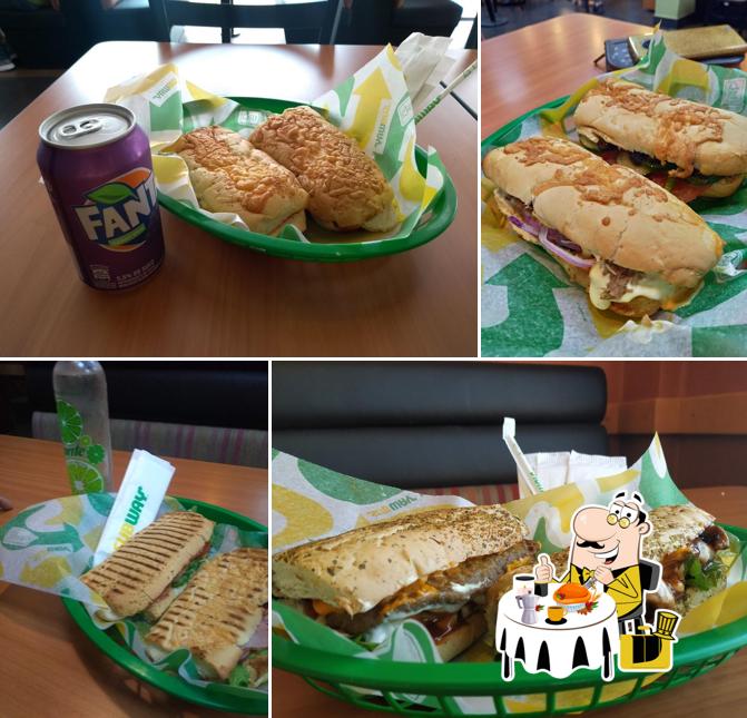 Platos en Subway