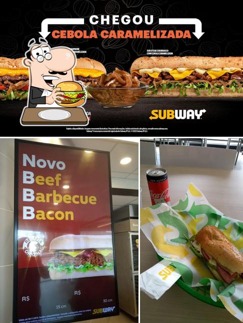 Consiga um hambúrguer no Subway