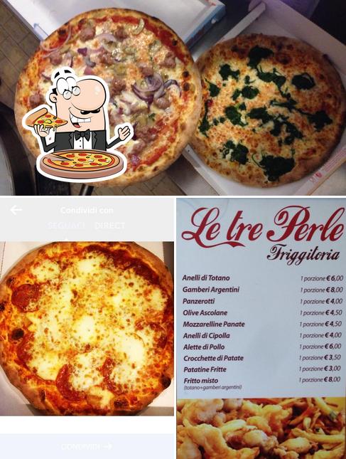 Scegli una pizza a Pizzeria Friggitoria Le Tre Perle di Daniele Gravina