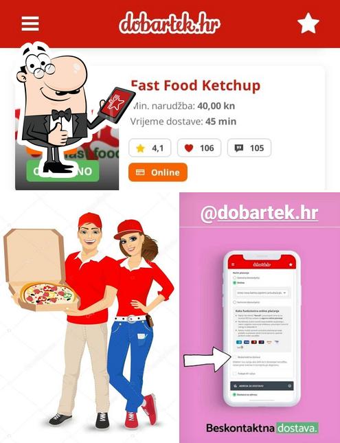 Взгляните на изображение ресторана "Fast Food Ketchup"