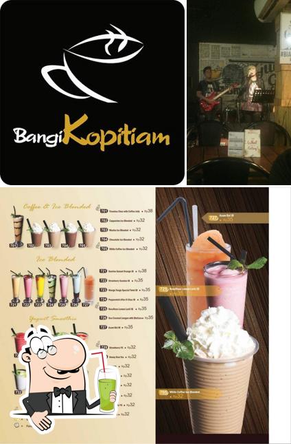 Enjoy a beverage at Bangi Kopitiam