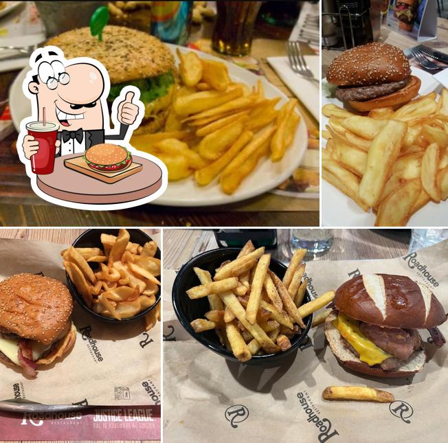 Bestellt einen Burger bei ROADHOUSE RESTAURANT ORIO AL SERIO