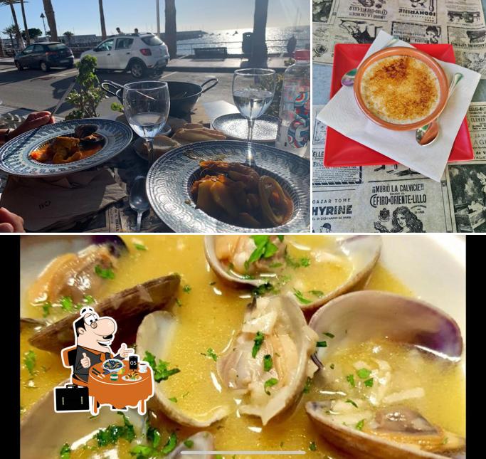В "Restaurante Ocean Blu" вы можете попробовать различные блюда с морепродуктами