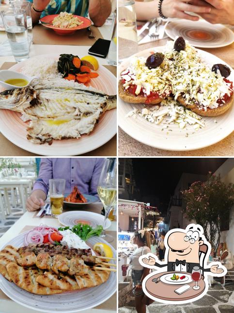 Here's an image of Busulas Restaurant mykonos