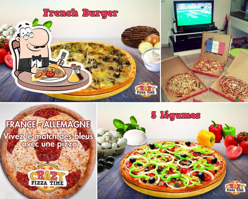 Essayez des pizzas à Crazy Pizza Time