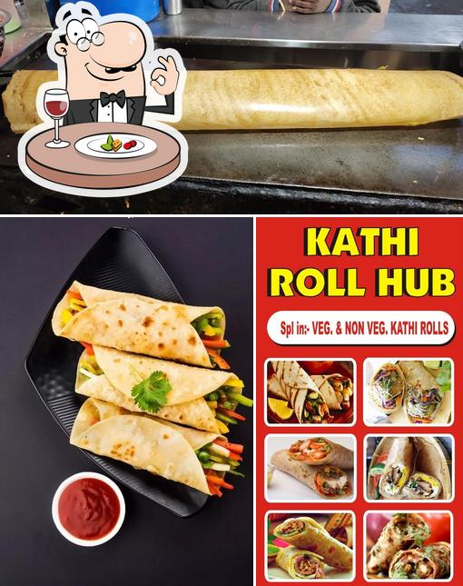Food at Kathi Roll Hub