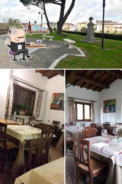 Gli interni di Ristorante La Francigena