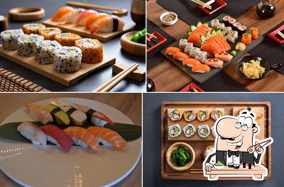 Scegli le diverse opzioni di sushi