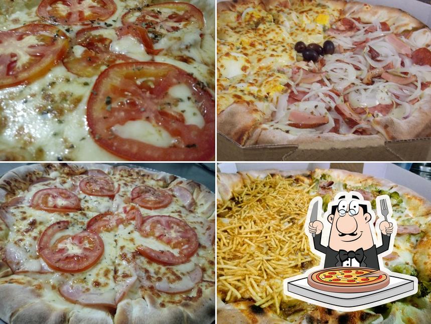 Escolha diversos tipos de pizza