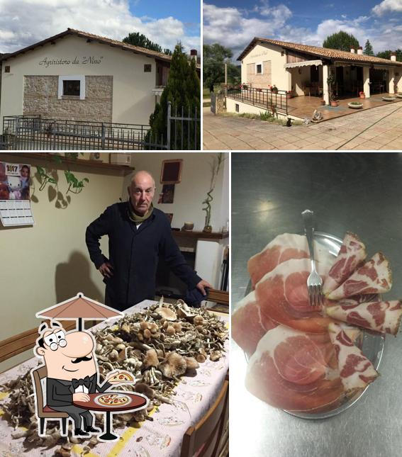 La foto di esterno e cibo da Agriristoro da Nino