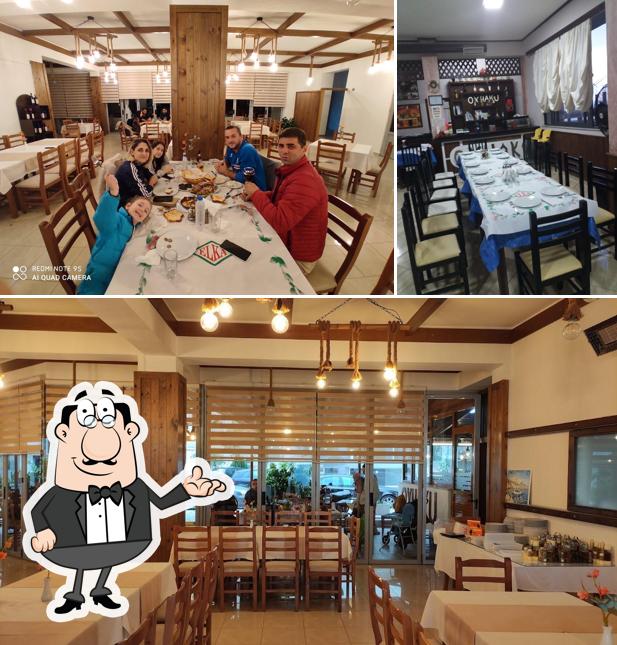 The interior of Taverna Oxhaku (Restaurant)