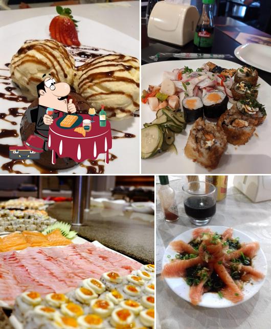 Toro Sushi serve uma seleção de pratos doces