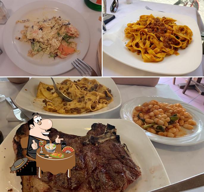 Cibo al Trattoria Del Carmine