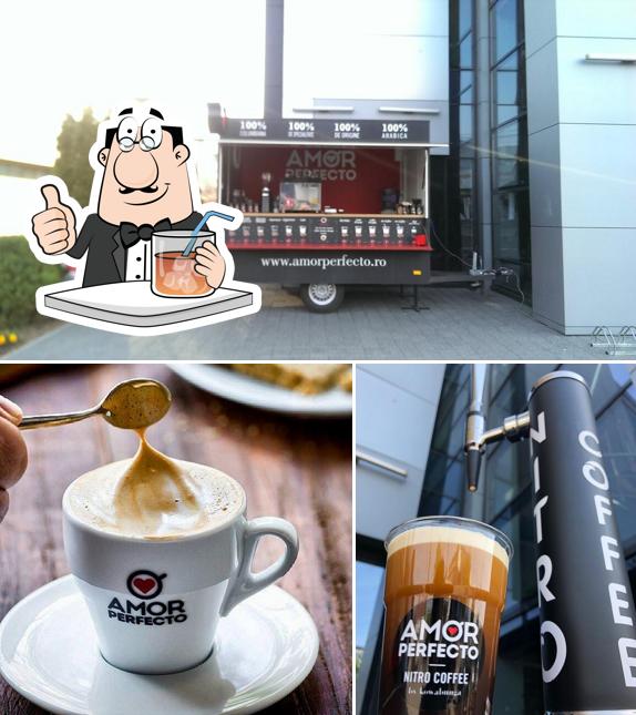 Among different things one can find drink and exterior at Amor Perfecto Romania - Coffee Truck