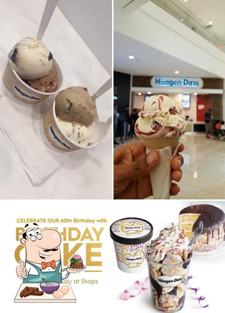 Häagen-Dazs provides a selection of desserts