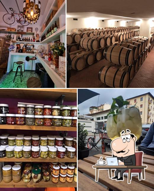 Gli interni di Enoteca la farina
