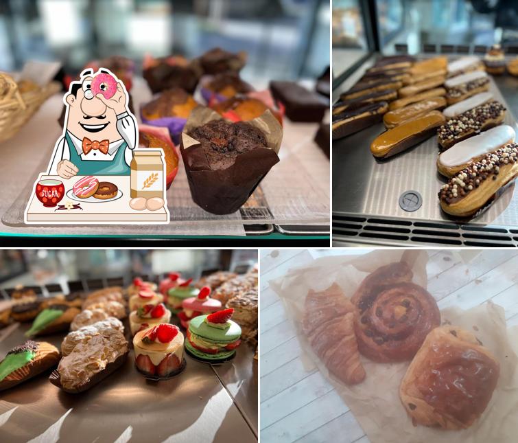 Pétrin de la Reine - Artisan Boulanger à Boulogne Billancourt sert une éventail de plats sucrés