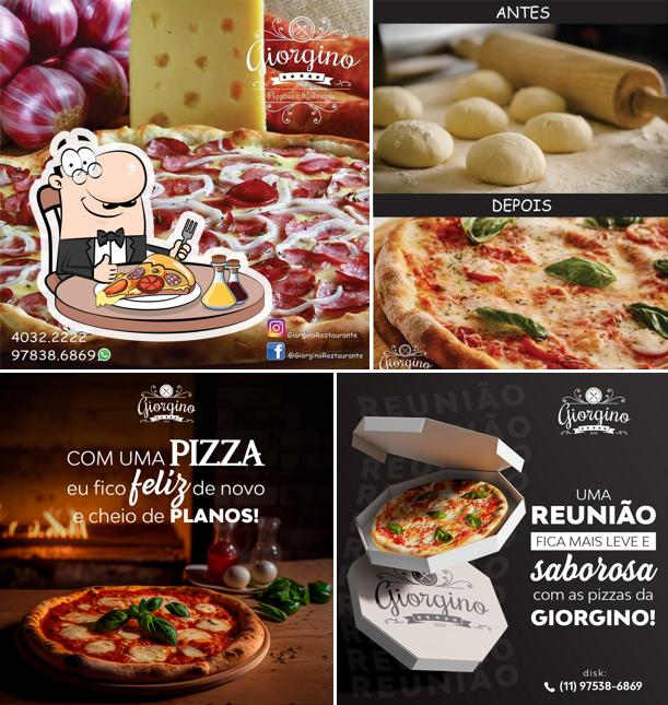 Consiga pizza no Giorgino Restaurante e Pizzaria