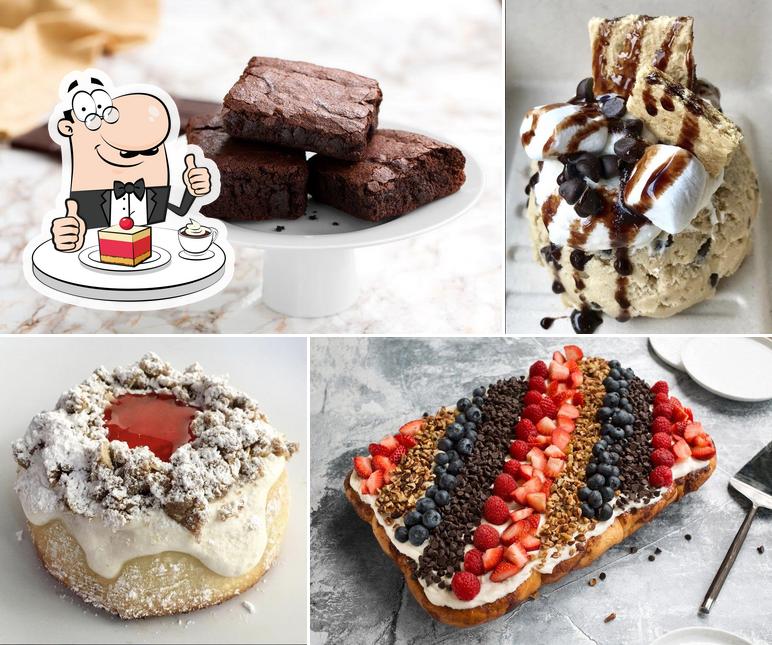 Cinnaholic offers a selection of desserts