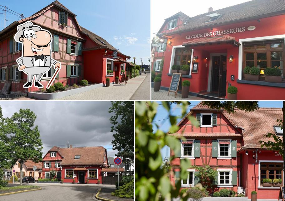 The exterior of Restaurant La Cour des Chasseurs