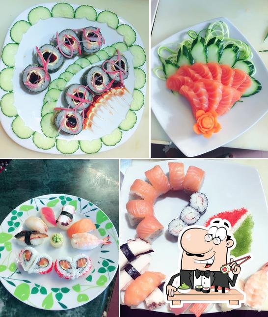 Ordina le varie opzioni di sushi