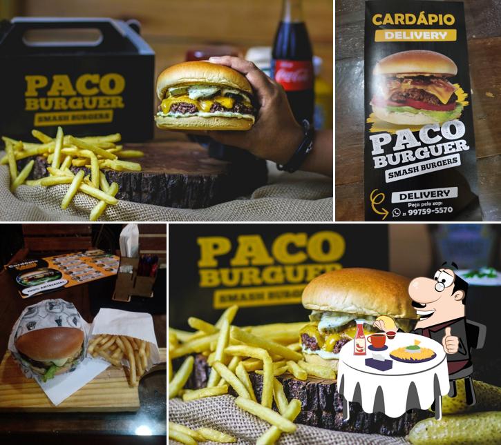 Delicie-se com um hambúrguer no PACO BURGUER