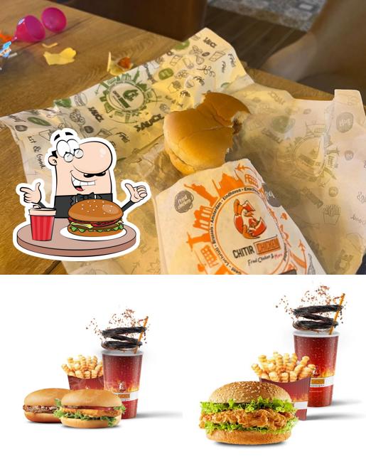 CHITIR CHICKEN HELMET’s burgers will suit different tastes