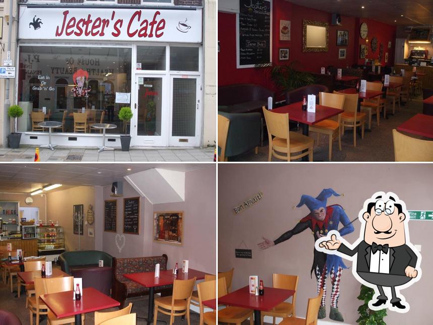 The interior of Jesters Cafe