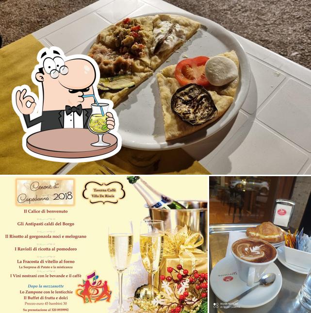 Questa è la immagine che presenta la bevanda e dolce di Taverna Caffè Villa De Riseis