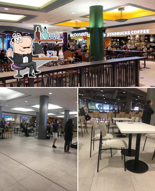 The interior of Waterfront Centre Food Court