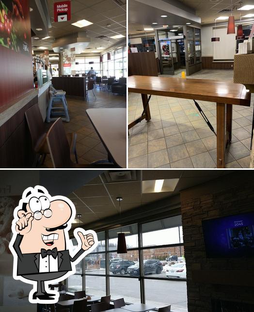 El interior de Tim Hortons