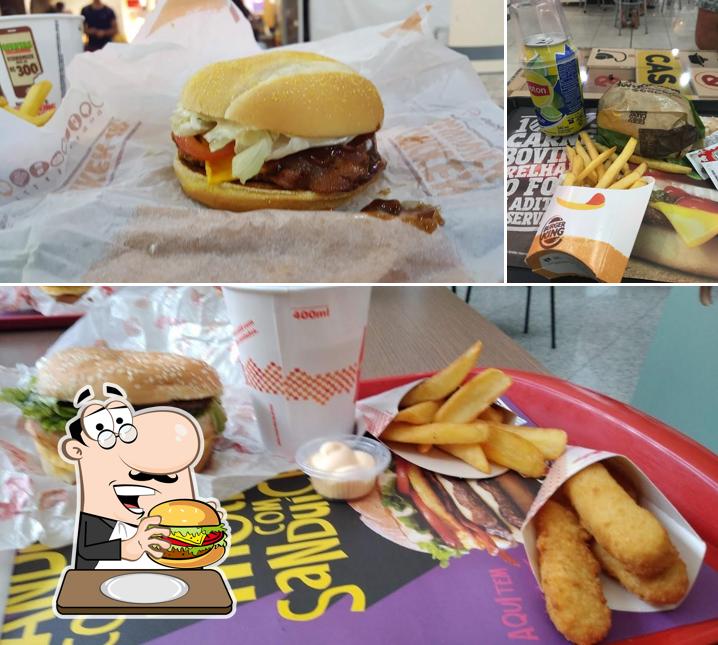Peça um hambúrguer no Burger King