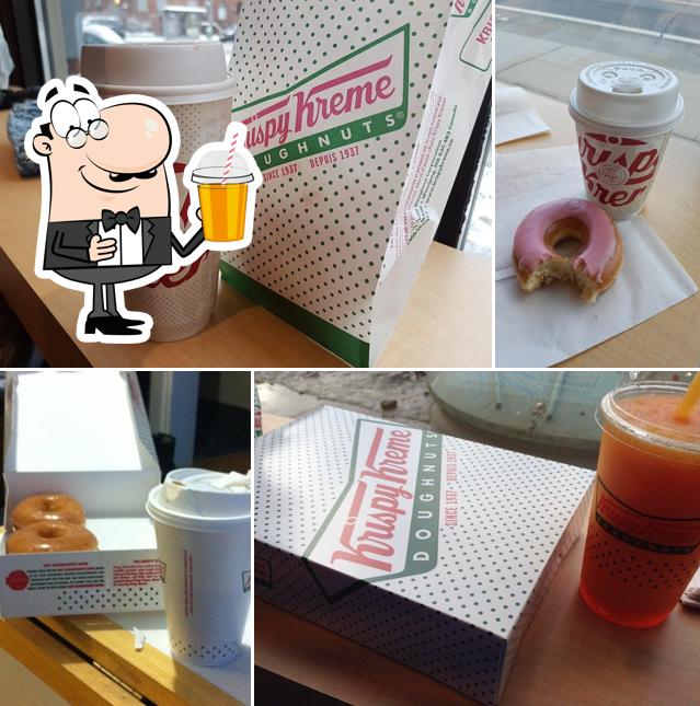 Profitez d'un verre à Krispy Kreme Café