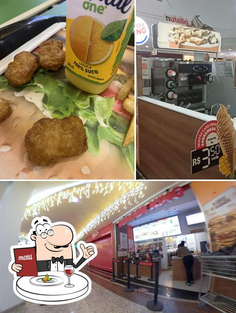 O Burger King se destaca pelo comida e interior
