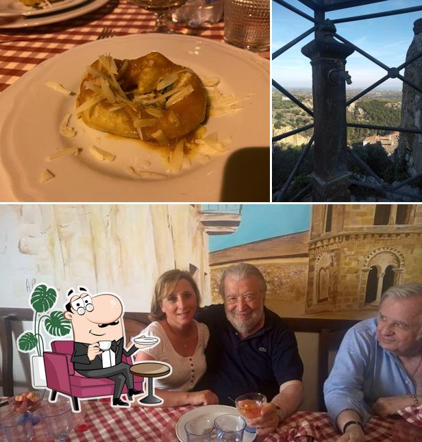Gli interni di trattoria dei poeti