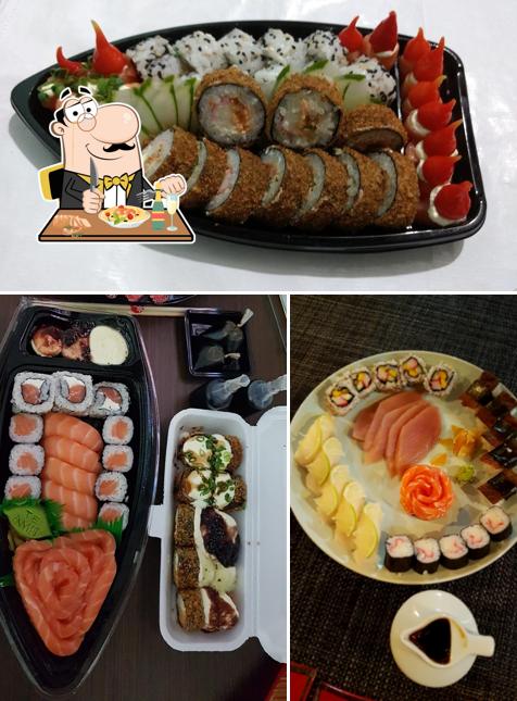 Comida em Samurai Sushi Carangola