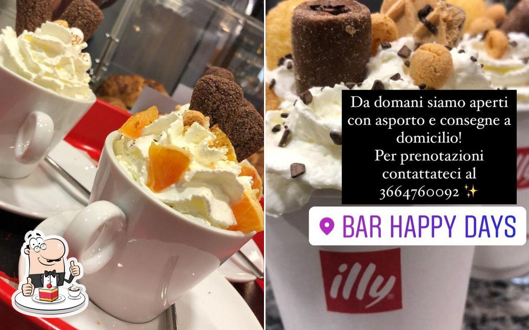 Commandez l'un des desserts