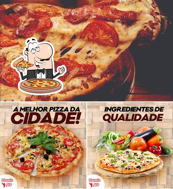 Escolha pizza no Pé De Pizza Toledo