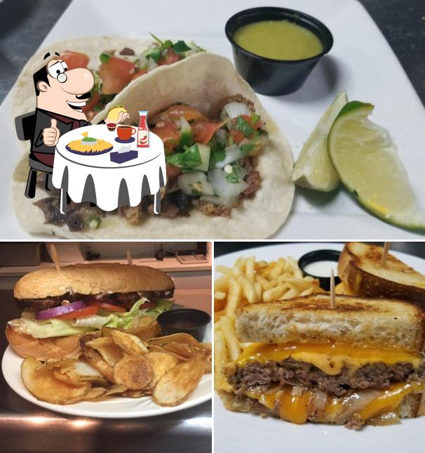Try out a burger at Rem's Vegas Sports Lounge