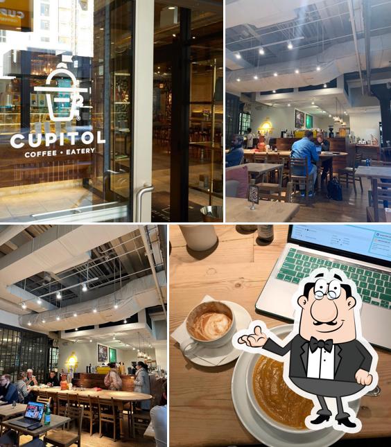 Посмотрите на внутренний интерьер "Cupitol Coffee & Eatery (West Loop)"