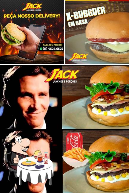 Hambúrguer em Jack Lanches